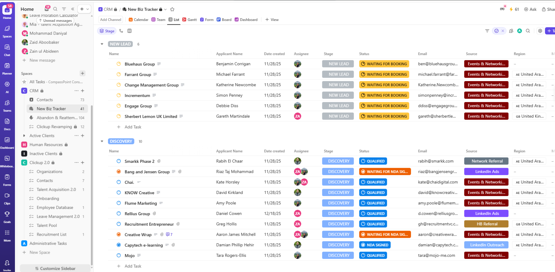 Custom API integration project for a law firm